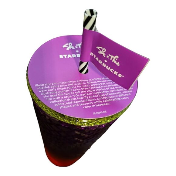 NWT 2024 STARBUCKS She x This 24oz Tumbler VHTF - Picture 5 of 6